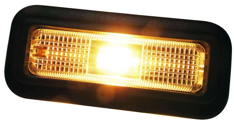 Convenience Courtesy Light White Compact 12 Volt Fixture Truck Auto Rv Aircraft Lighting