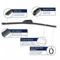 X Autohaux 2pcs Rear Windshield Wiper Blade Replacement For Hyundai Elantra 2012-2017 Gt Kia Optima 2015-2018