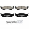 A-premium Rear Ceramic Disc Brake Pads Set Compatible With Select Dodge Models Ram 1500 2006-2008 2500 Ram 3500 2001-2008