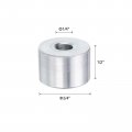 Uxcell 5pcs Aluminum Spacer 1 4 Bore X 3 Od 2 Length Screw Standoff Bushing Plain Round Metal For Id Screws Bolts And Rods