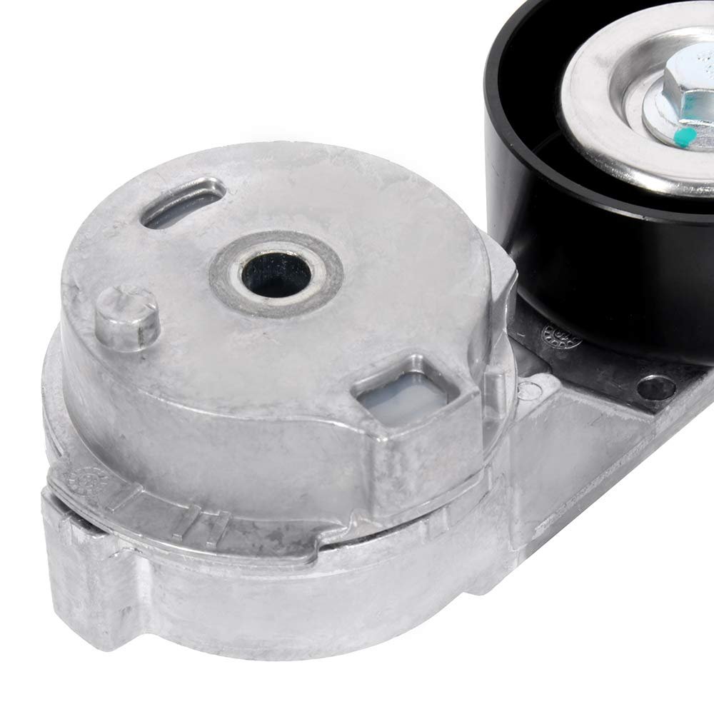 12573024 Serpentine Timing Belt Tensioner With Pulley For Buick Rainier Chevrolet Colorado Trailblazer Gmc Canyon Envoy Hummer