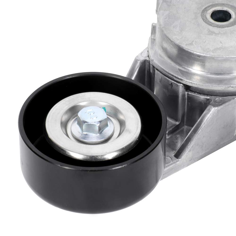 12573024 Serpentine Timing Belt Tensioner With Pulley For Buick Rainier Chevrolet Colorado Trailblazer Gmc Canyon Envoy Hummer