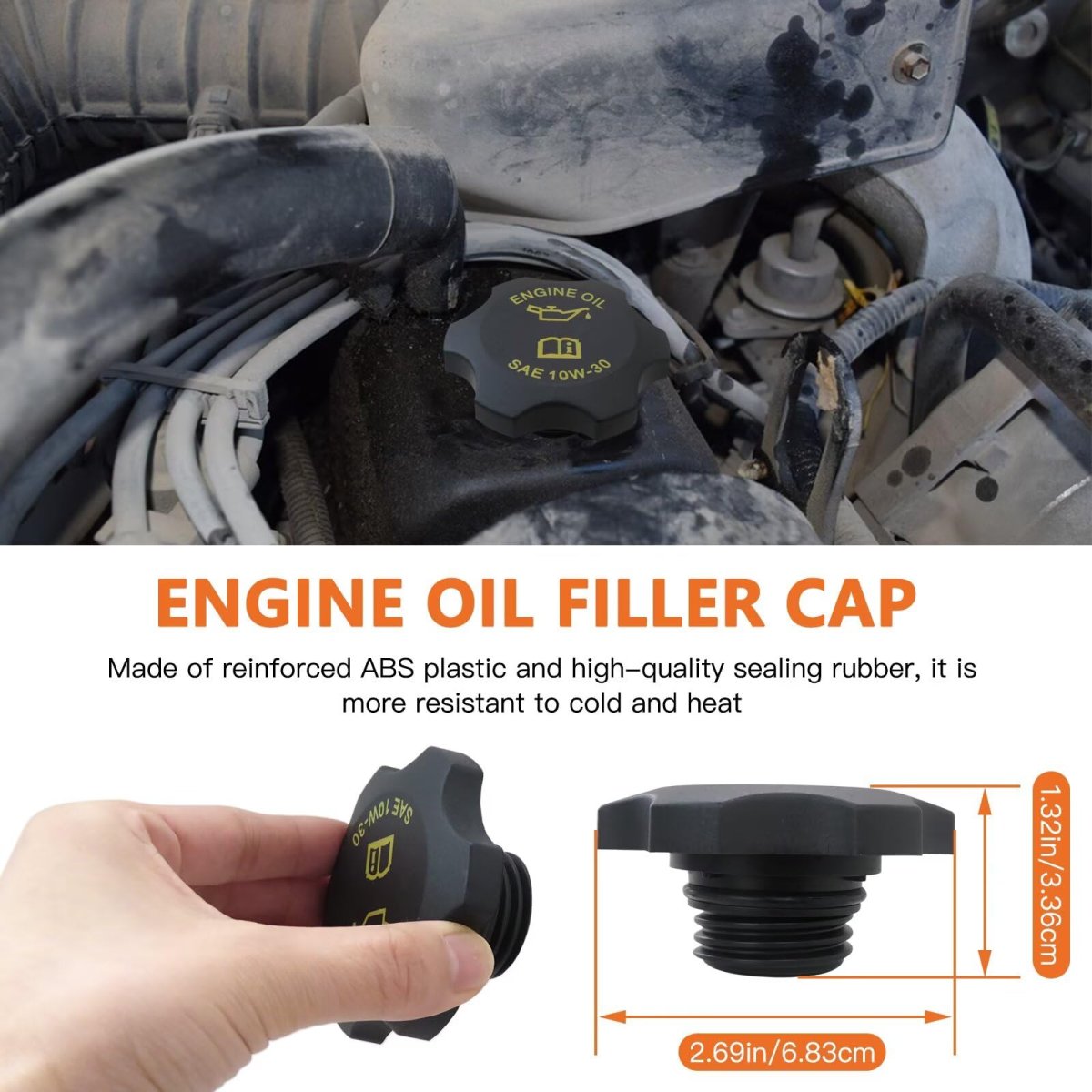 53010654aa 04648831aa Engine Oil Filler Cap For Dodge Ram 1500 Van 1999-2003