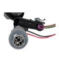 Turn Signal And Parking Light Socket Oval Connector For 2009 2010 2011 2012 Chevy Traverse 3 Wire Male Terminal 
