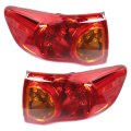 Clear Len Tail Lights Brake Lamp Left Driver Right Passenger Light Red Replacement For 2009-2010 Toyota Corolla 8155002460