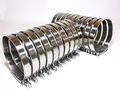 20x Premium 304 Stainless Steel T-bolt Turbo Silicone Hose Clamp 4 5 110-118mm 