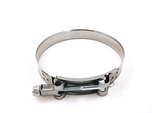 20x Premium 304 Stainless Steel T-bolt Turbo Silicone Hose Clamp 4 5 110-118mm