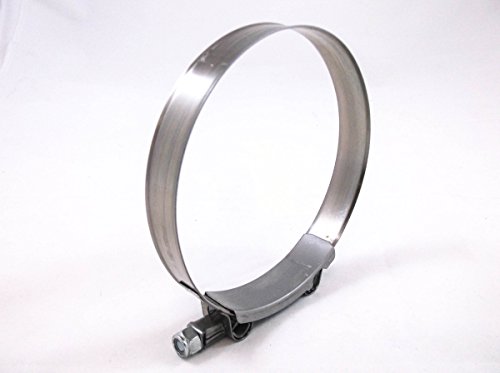 20x Premium 304 Stainless Steel T-bolt Turbo Silicone Hose Clamp 4 5 110-118mm
