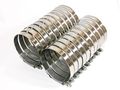 20x Premium 304 Stainless Steel T-bolt Turbo Silicone Hose Clamp 4 5 110-118mm
