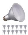 Satco 12 5w Par30 Long Neck Led Light Bulb 3500k Neutral White 1000 Lumens 25 Degree Beam E26 Medium Base 90 Cri Dimmable Wet 