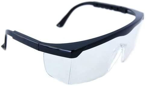 Untinted Protective Safety Glasses With Clear Polycarbonate Lenses Ansi Z87 1 Impact Protection For Airsoft Shooting Range And