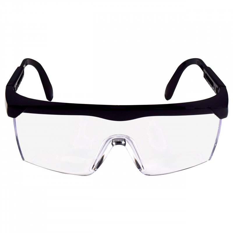 Untinted Protective Safety Glasses With Clear Polycarbonate Lenses Ansi Z87 1 Impact Protection For Airsoft Shooting Range And