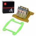 Intake Reed Valve Gasket Assy Compatible With Yamaha 215cc Golf Cart G1 1979 1980 1983 1984 1985 1986 1989 G3