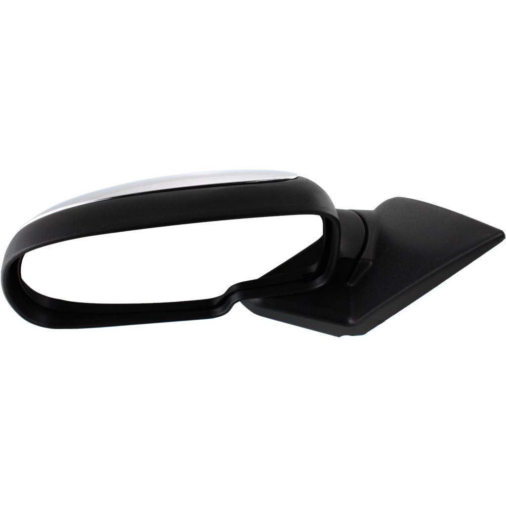 Driver Side Door Mirror For Chevy Silverado 1500 2500 Hd 2001 To 2006 Manual Folding Chrome Standard Style Replacement