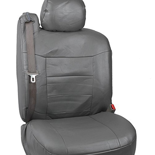 Bdk Leather Seat Covers For Trucks And Suv With Integratedbelts Car Vehicles Shoulder Seat Belts Premium Leatherette