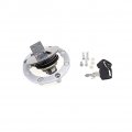 Nbvlkh Motorcycle Gas Cap Fuel Tank Cover With Key Lock Set For Yamaha Yzf 600 750 Xjr1200 Xjr400 R1 1998-1999 R6 1998-2000