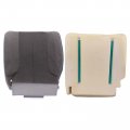 Dark Gray Front Left Driver Side Bottom Cloth Seat Cover With Foam Cushion Pad Insert 