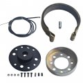 Cpvnqmdg Rear 4 Drum Brake Band Pin With 65 Cable For Go Kart 5 8 Bore 3 16 Keyway Black Mini Bike 212cc 196cc 6 5hp Dune 