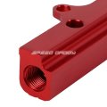 Compatible With Honda B-series Top Feed Fuel Injector Rail Kit Fuel Pressure Regulator Red