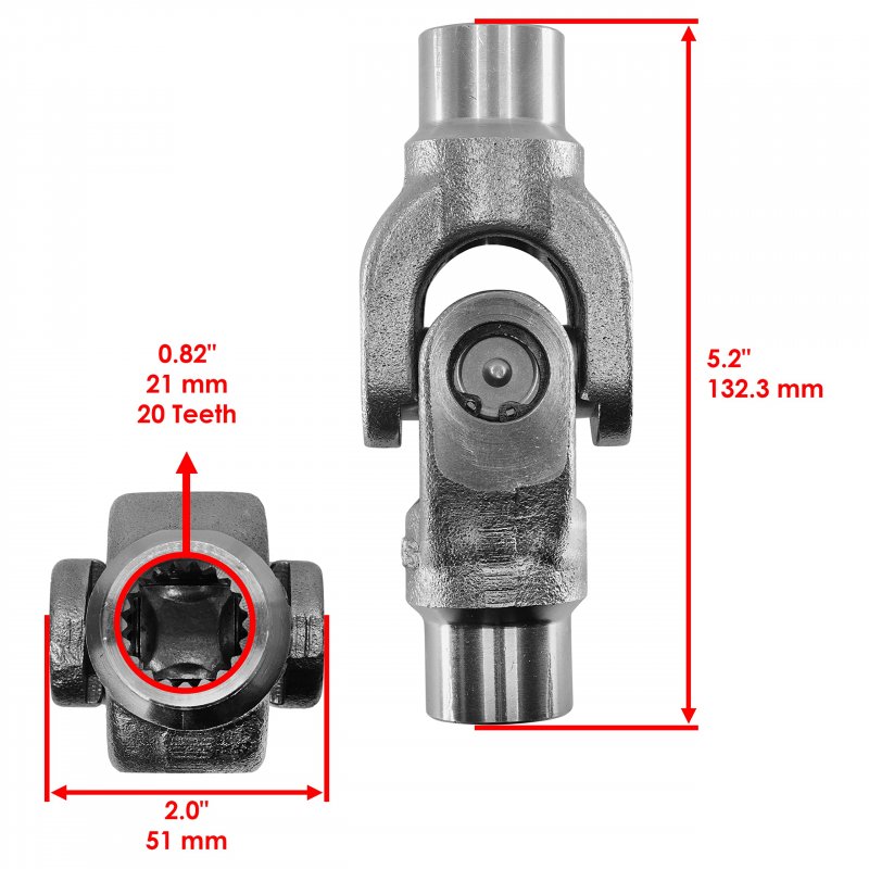 Caltric U-joint Yoke Joint For Honda 40210-hc4-000 40210-hm5-730 40210-hn7-010