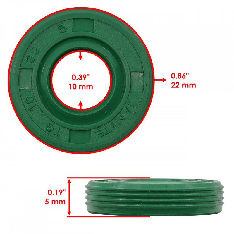 Caltric Water Pump Oil Seal For Suzuki Gsf1250s 2007 2008 2009 2010 2011 2012 2013 2014 2015 2016