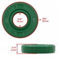 Caltric Water Pump Oil Seal For Suzuki Gsf1250s 2007 2008 2009 2010 2011 2012 2013 2014 2015 2016