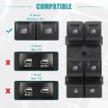 Acropix Front Left Driver Side Master Power Window Switch Fit For Chevrolet Tahoe Pack Of 1 Black