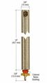 18 Tubular Spiral Non-tilt Window Balance With Red Bushing 