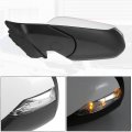 X Autohaux Door Mirror Assembly Left Driver Side For Chevrolet Malibu Hybrid 2016-2018 Power Glass Heated Manual Folding 7 Pins