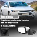 X Autohaux Door Mirror Assembly Left Driver Side For Chevrolet Malibu Hybrid 2016-2018 Power Glass Heated Manual Folding 7 Pins