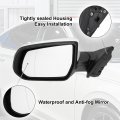 X Autohaux Door Mirror Assembly Left Driver Side For Chevrolet Malibu Hybrid 2016-2018 Power Glass Heated Manual Folding 7 Pins