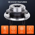 Ocpty 1pc 513157 Front Wheel Bearing Hub Assembly For Sebring 1996-2005 Avenger 1995-2000 Stratus 2001-2005 Talon 1995-1998