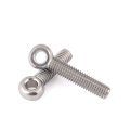 Dreneco Machinery Shoulder Swing Lifting Eye Bolt 304 Stainless Steel Ring Bolts Screw M6x70mm 4 Pcs
