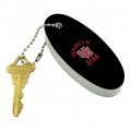 Graphics More University Of Utah Utes Floating Keychain Oval Foam Fishing Boat Buoy Key Float