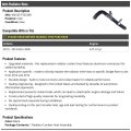 Inlet Radiator Coolant Hose Assembly For 2013 2014 Ram 3500 6 7l Cylinder Black With Aluminum Connectors W0183 T925289