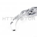 Httmt Mt400-011 Ttt001- Rectangle Shape Flame Fire Stem Aluminum Custom Chrome Mirrors Compatible With All Kawasak Suzuk