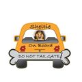 Sheltie Tailgate Custom Shaped Magnet 