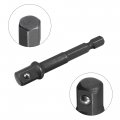Impact Grade Socket Adapter Set Extension Bit 1 4 Hex Shank 3 8 And 2 Drive For Turns Power Drill Into High Speed Nut Driver
