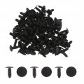 Uxcell 100pcs Fender Liner Fastener Rivet Push Clips Retainer 6mm X 4 5mm Hole Dia