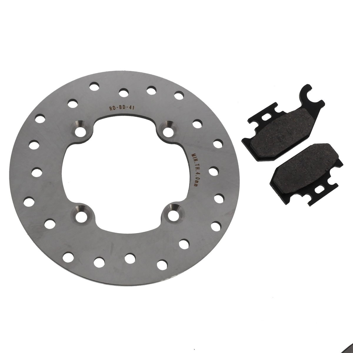 2003 Bombardier Outlander 400 Rear Brake Rotors And Semi Metallic Pads Stainless Steel
