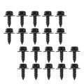 Firewall Splash Shield Screws For Toyota- M6 3 X 20mm Long- 10mm Hex- 20 Pcs 