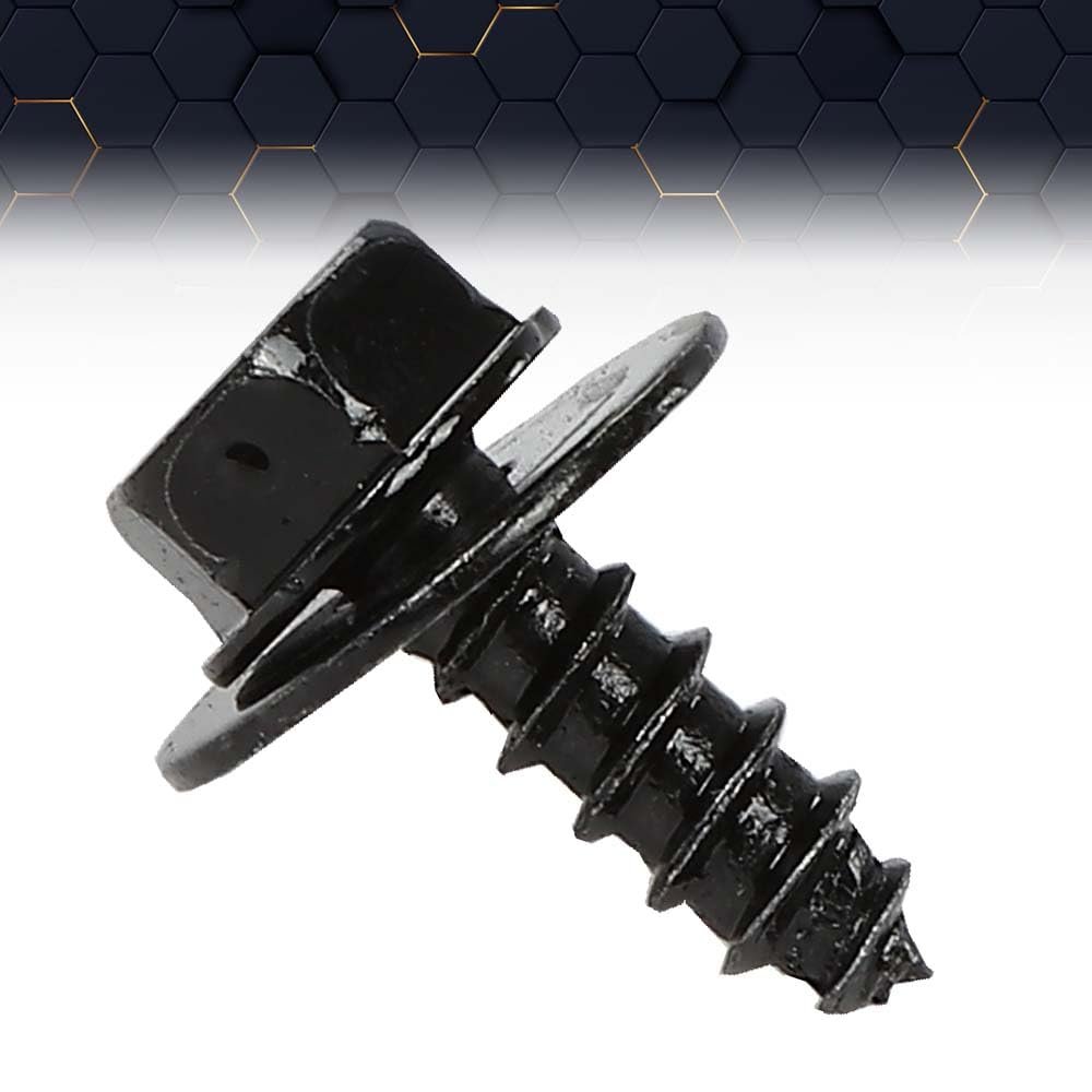 Firewall Splash Shield Screws For Toyota- M6 3 X 20mm Long- 10mm Hex- 20 Pcs
