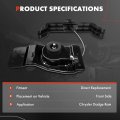 A-premium Steel Spare Tire Carrier Wheel Hoist Holder With Cable Compatible Chrysler Town Country 2009-2016 Dodge Grand Caravan