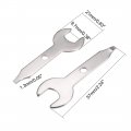 Uxcell Electrical Grinder Wrench 9 5mm Single Open End Spanner 20pcs