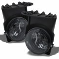 Fog Light Assemblies For 2003-2006 Gmc Sierra 1500 2500 3500 Hd Smoked Lens Chrome Housing Driver And Passenger Side Pair Model 