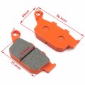 Httmt Carbon Ceramic Brake Pads For Cb400f Cb-1 Cb500f Abs Nc700x Nt650 Hawk Gt
