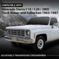 Adjustable Transmission Crossmember For Chevy Silverado Gmc Sierra C10 C20 2wd Truck Blazer And Suburban 1963-1987 Cp9427