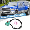 X Autohaux 1 Set Headlight Connector Wiring Harness For Chrysler Jeep Dodge Daytime Running Lamp Parking Light 68064997aa