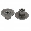 Uxcell M8x10mm Carbon Steel Round Base Through-hole Insert Tee Nut 30pcs