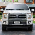 Ipick Image Made For Ford F-150 3d Logo 12 X 4 25 European Look Chrome Half-size Stainless Steel License Plate